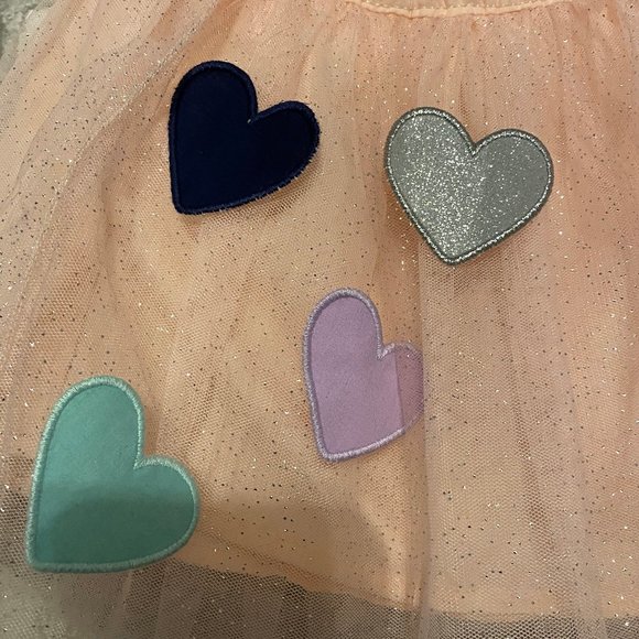 Baby Girl's Heart Tulle Skirt Size 18 Months - Picture 2 of 4